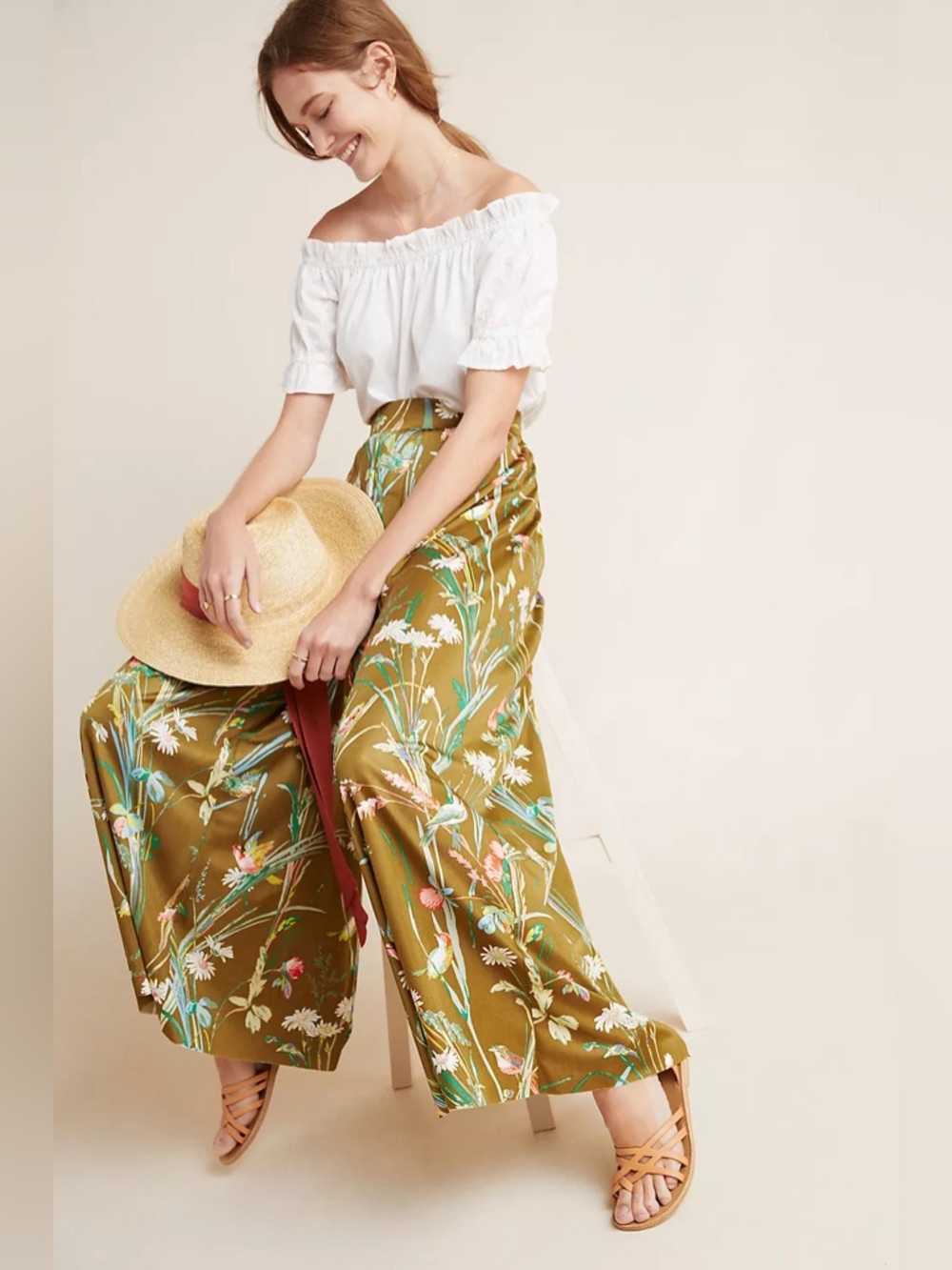 MAEVE Anthropologie Shiloh wide leg pants